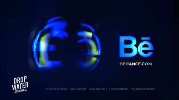 Water Wave Logo Logo Stings template preview