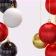 Looped Christmas Balls In 4K - VideoHive Item for Sale