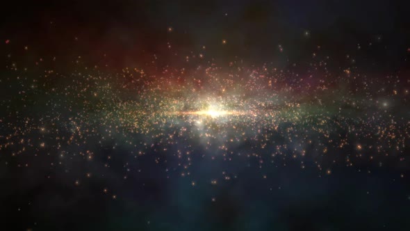 Galaxy Space Motion Background