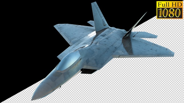 Combat Jet Fighter On Alpha Channel Loops V3 alt