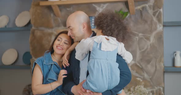 Family home vacation Happy family is resting at home Turkish family Happy family alt