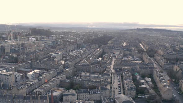 Edinburgh Aerial City View alt