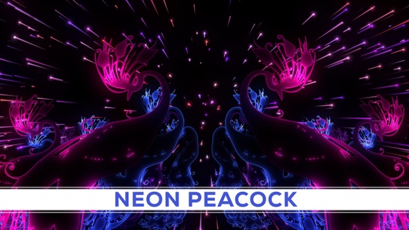 Neon Peacock