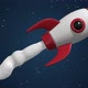 Cartoon Rocket In Space 02 - VideoHive Item for Sale