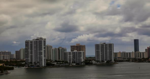 Cloudy Miami Bay Afternoon 05b