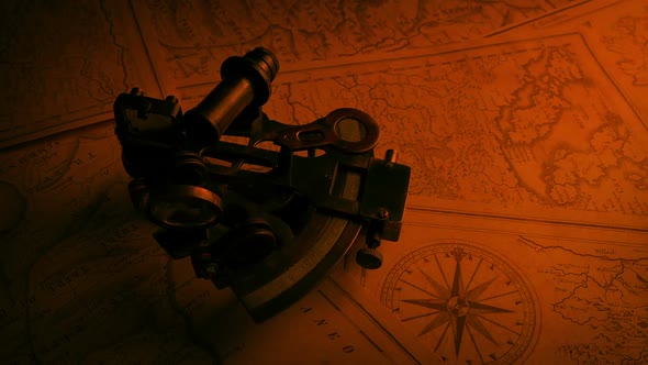 Navigation Device On Desk In Firelight alt