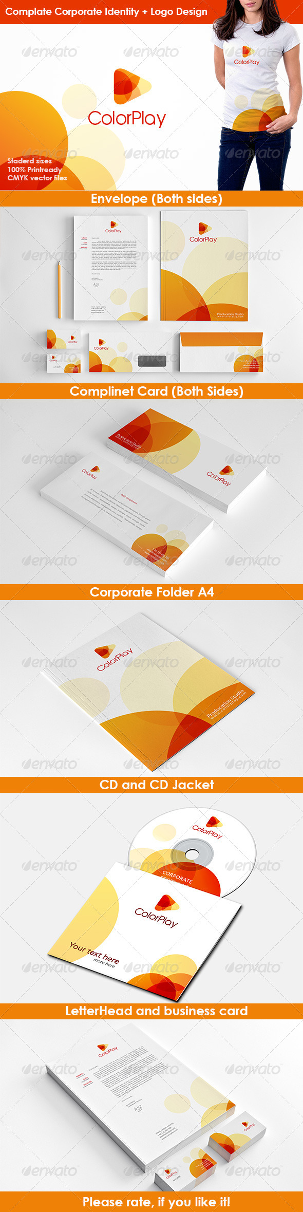 Color Play Studio Stationery - Stationery Print Templates