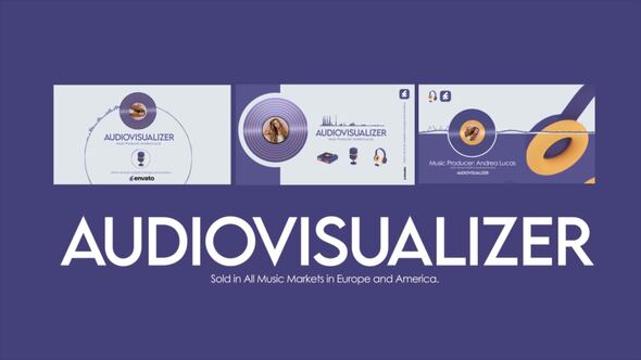 Audio Visualizer Product Promo template preview