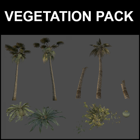 Vegetation_pack - 3DOcean Item for Sale