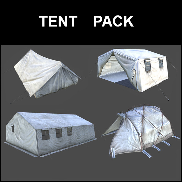 Tent Pack - 3DOcean Item for Sale