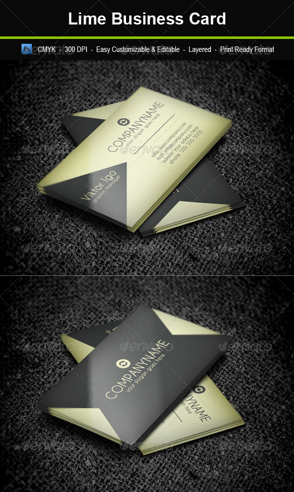 Lime Business Card - Creative Business Cards