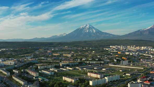 Petropavlovsk-Kamchatsky City at Sunset alt