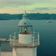 Lighthouse On Rock Above Sea - VideoHive Item for Sale