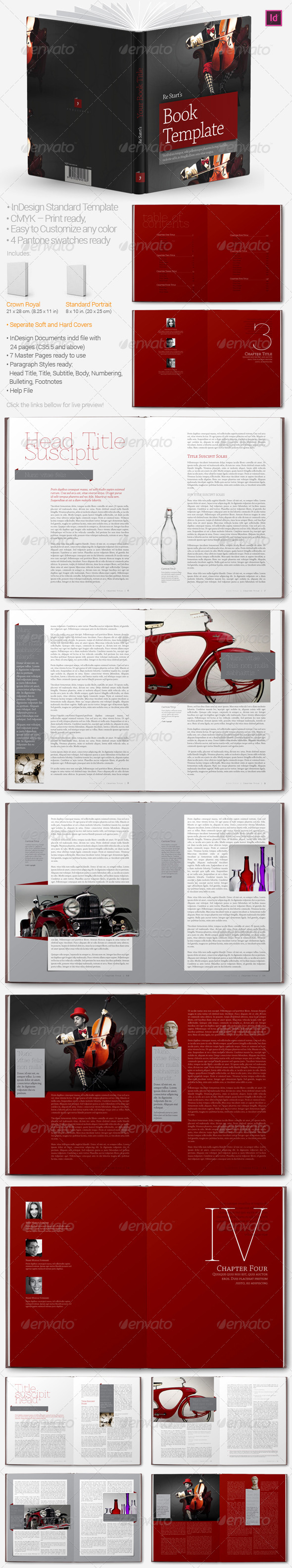 Book Templates - Miscellaneous Print Templates