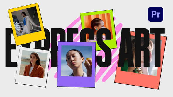 Vivid Snap Showcase Opener Premiere Pro template preview