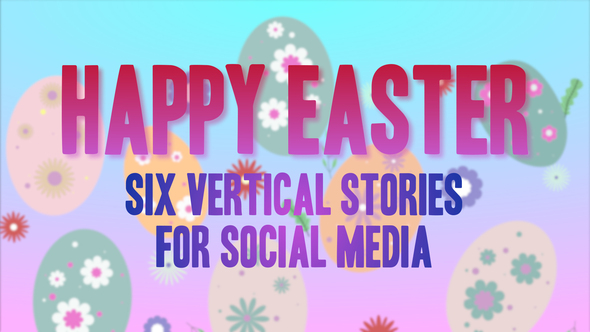 Happy Easter Day Social Media Stories Product Promo template preview