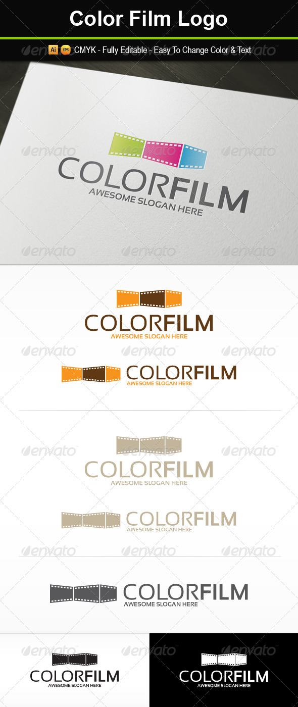 Color Film Logo - Symbols Logo Templates