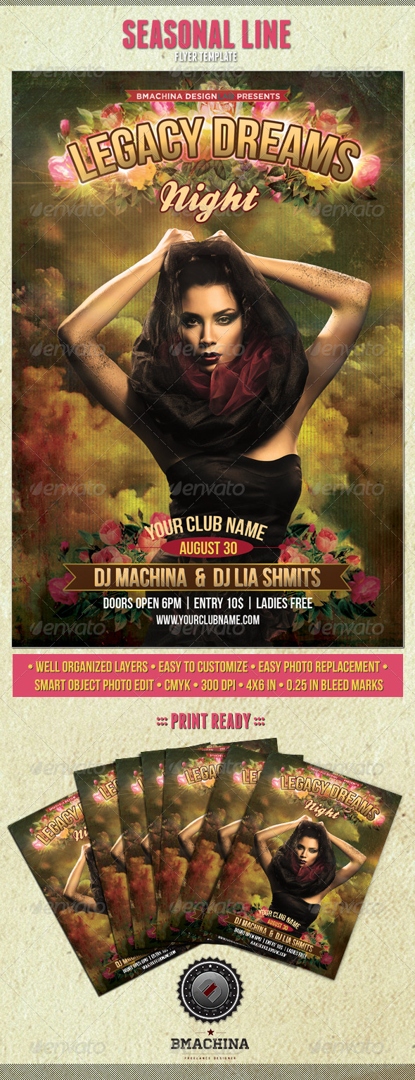Legacy Dreams Flyer Template - Events Flyers