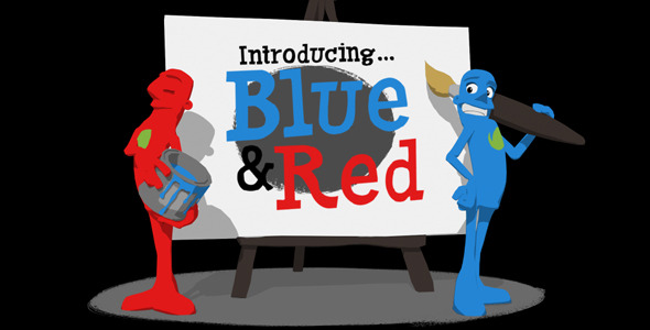Paint Promo Featuring Blue & Red