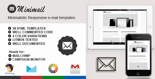 miniMail Responsive Email - ThemeForest 5217182