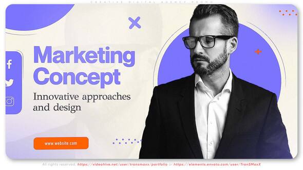 Creative Digital Agency Promo Openers template preview