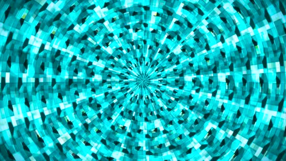 Broadcast Hi-Tech Glittering Abstract Patterns Tunnel 075