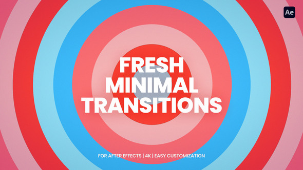 Shape Transitions After Effects Elements template preview