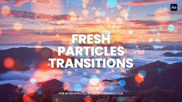 Particles Transitions For After Effects Elements template preview