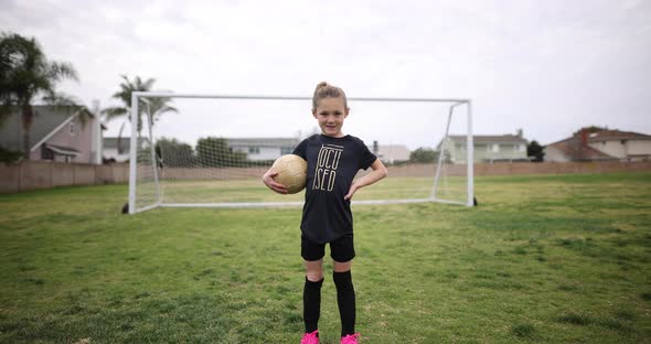 Smiling Soccer Player