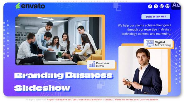 Branding Business Slideshow Openers template preview