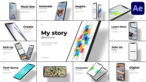 XPhone App Promo for After Effects Openers template preview