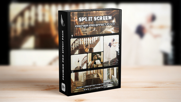 Split Screen Film Mattes in Premiere Pro Premiere Pro template preview