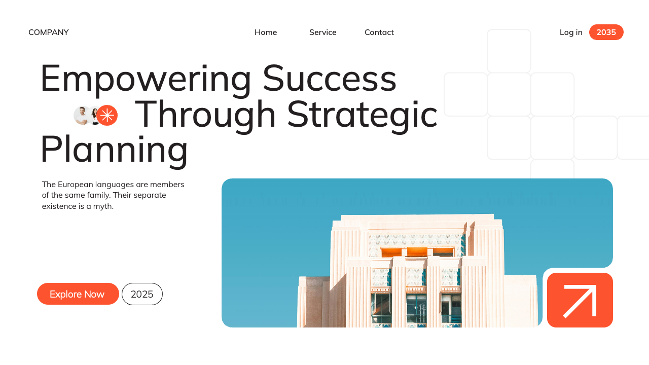 White Orange Modern Business Plan Presentation, Presentation Templates