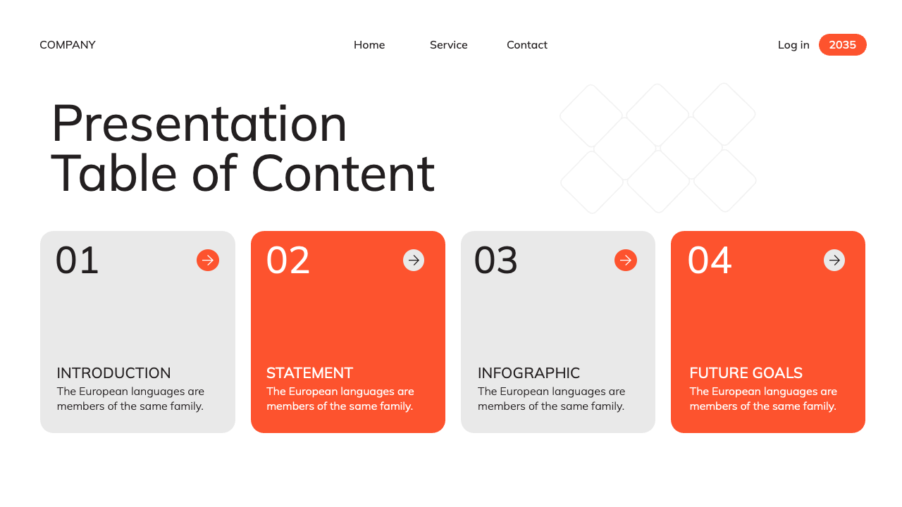White Orange Modern Business Plan Presentation, Presentation Templates