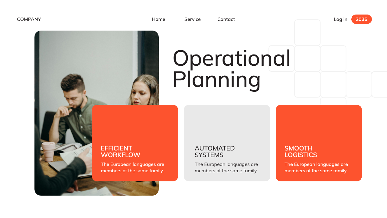 White Orange Modern Business Plan Presentation, Presentation Templates