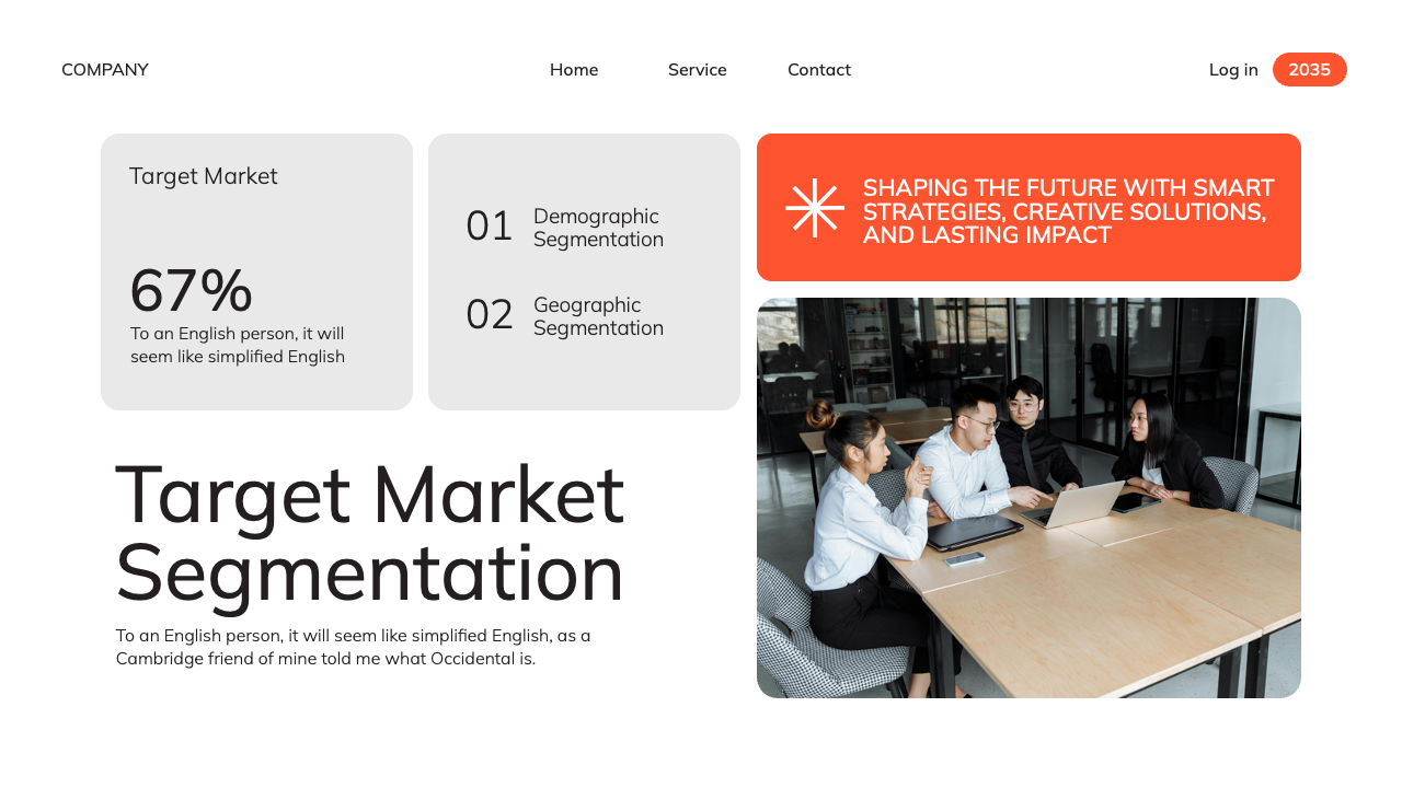 White Orange Modern Business Plan Presentation, Presentation Templates