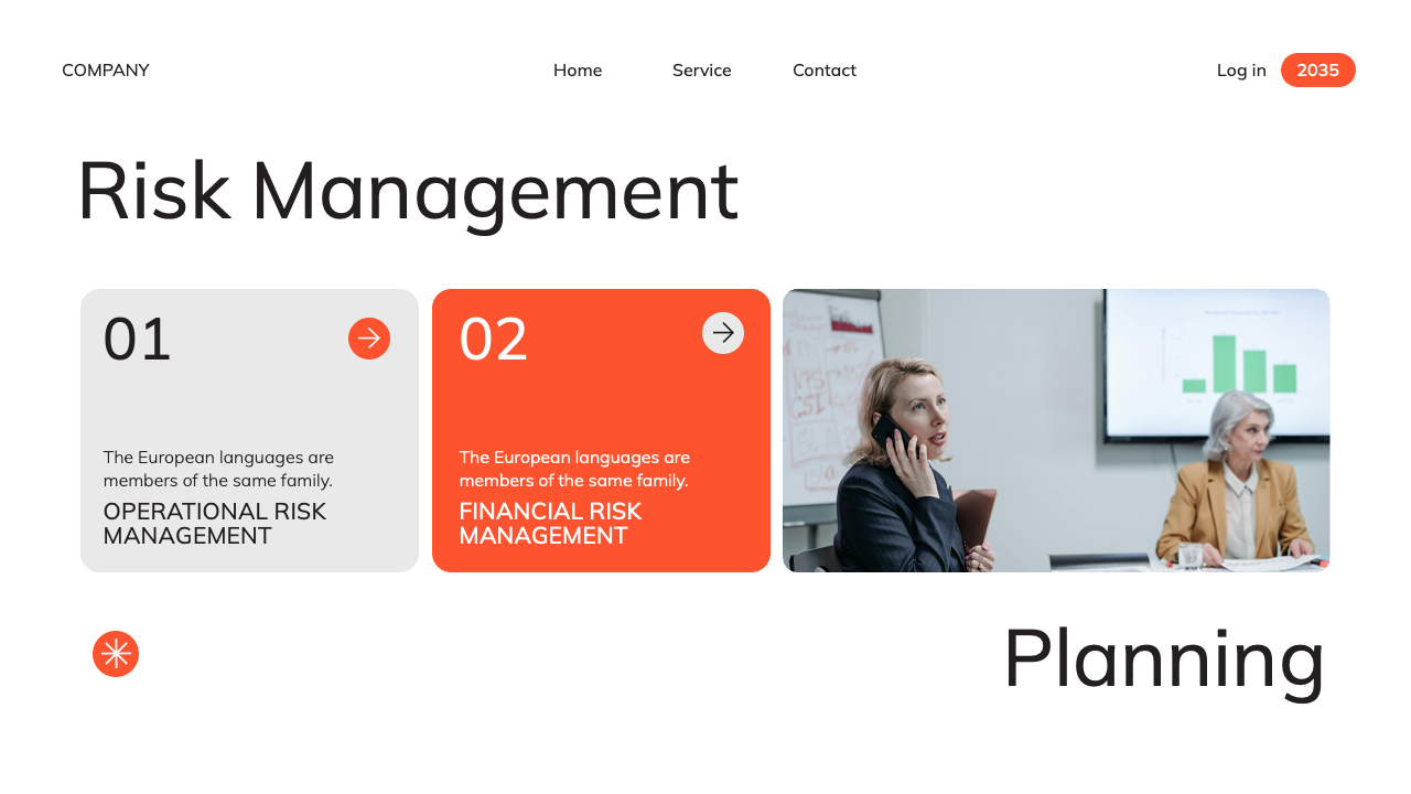 White Orange Modern Business Plan Presentation, Presentation Templates