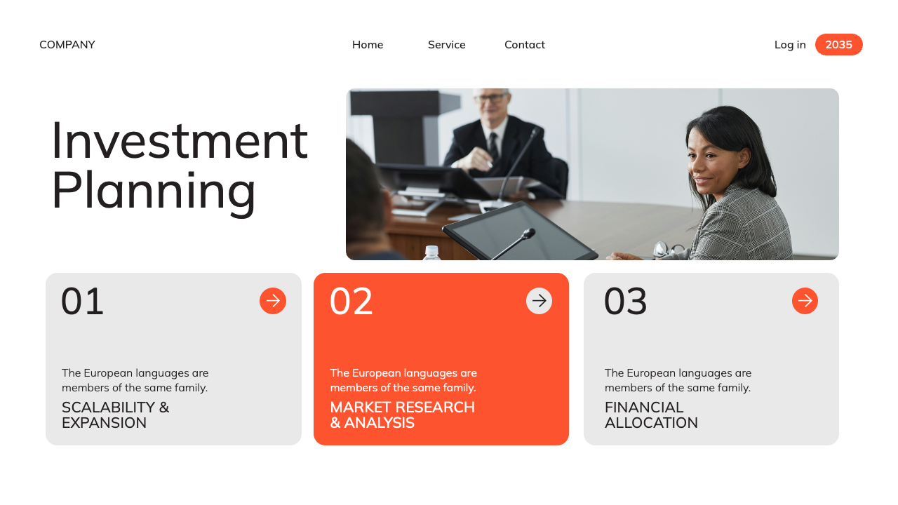White Orange Modern Business Plan Presentation, Presentation Templates