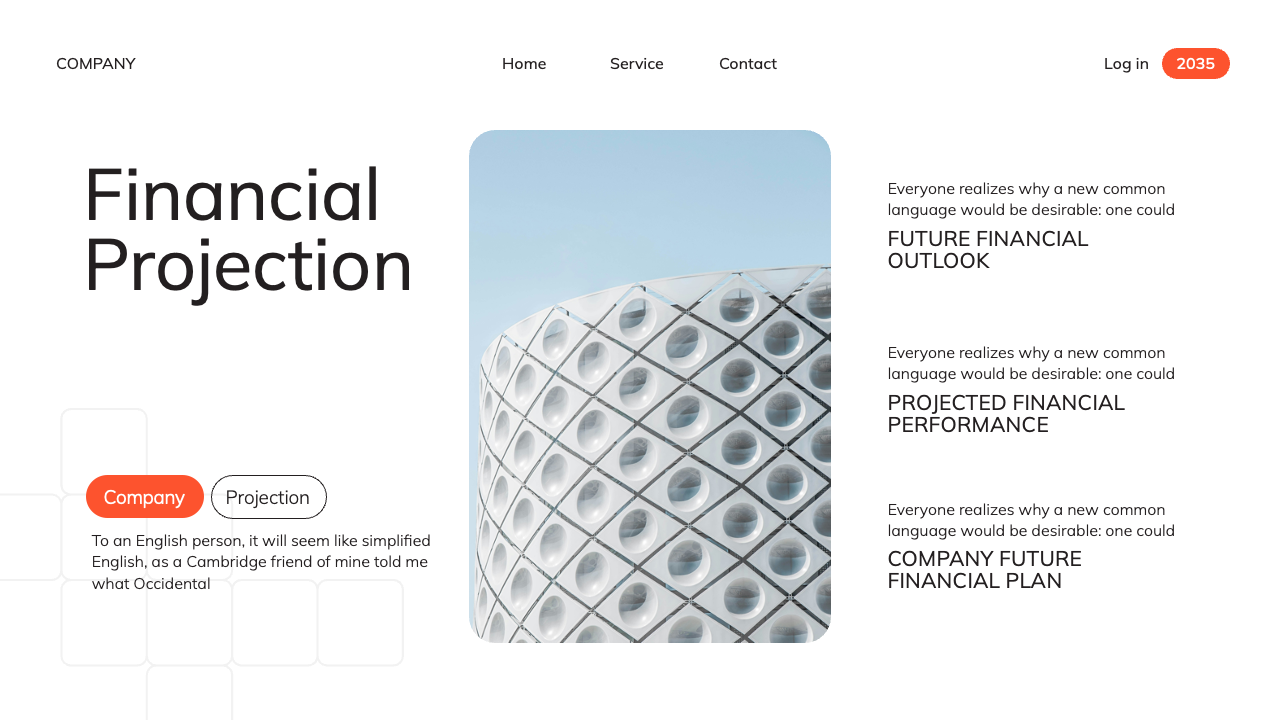 White Orange Modern Business Plan Presentation, Presentation Templates