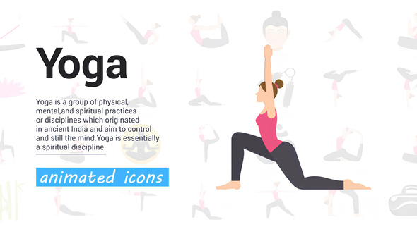 Yoga Icons Elements template preview