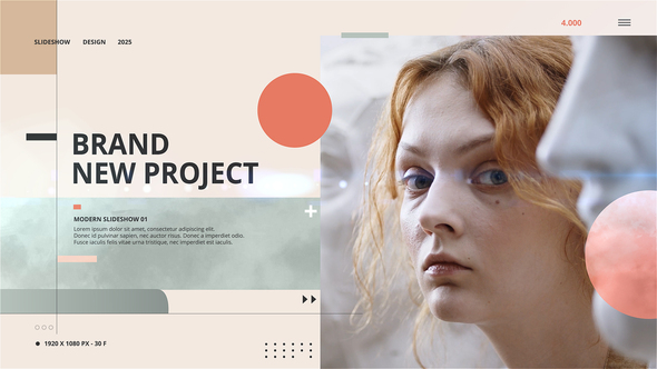 Modern Slideshow Openers template preview