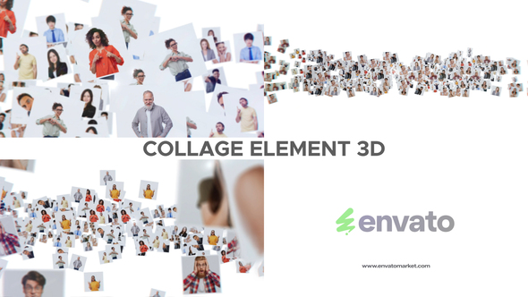 Collage E3D Intro | AE Openers template preview