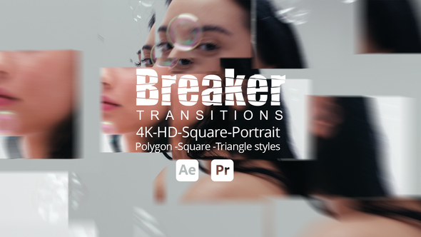 Breaker Transitions Elements template preview