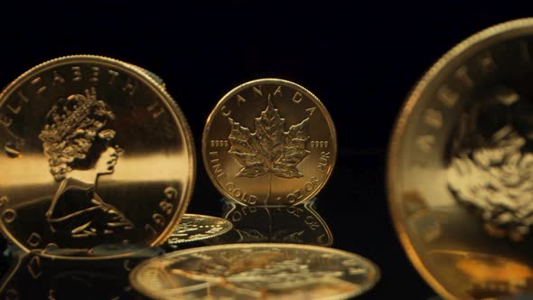 Gold Coins Push with Probe Lens