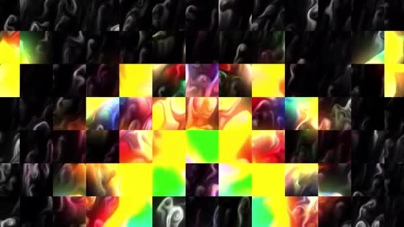 Vibrant Geometric Grid Design Digital Rendering alt