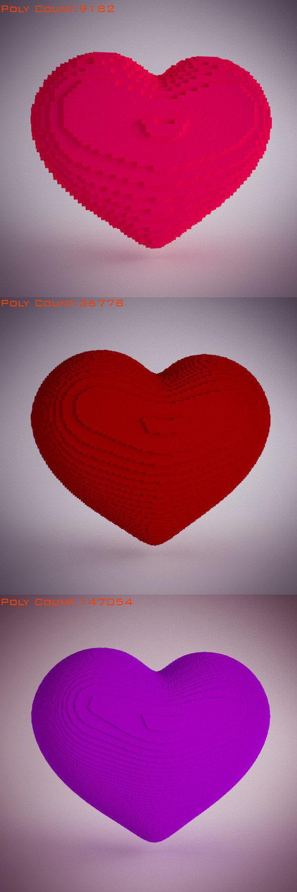 Cubic Hearts - 3Docean 5224540