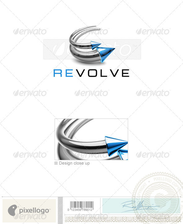 Technology Logo 3D-765 - 3d Abstract
