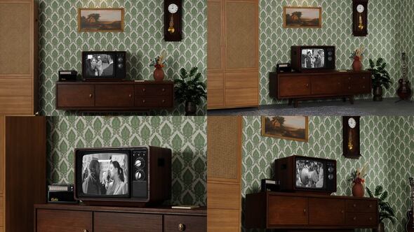 Old Tv Mockup Product Promo template preview