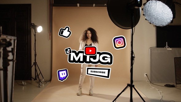 Unlimited Social Media Titles template preview