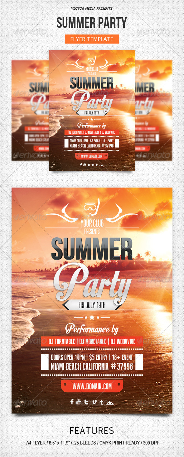 Summer Party - Flyer